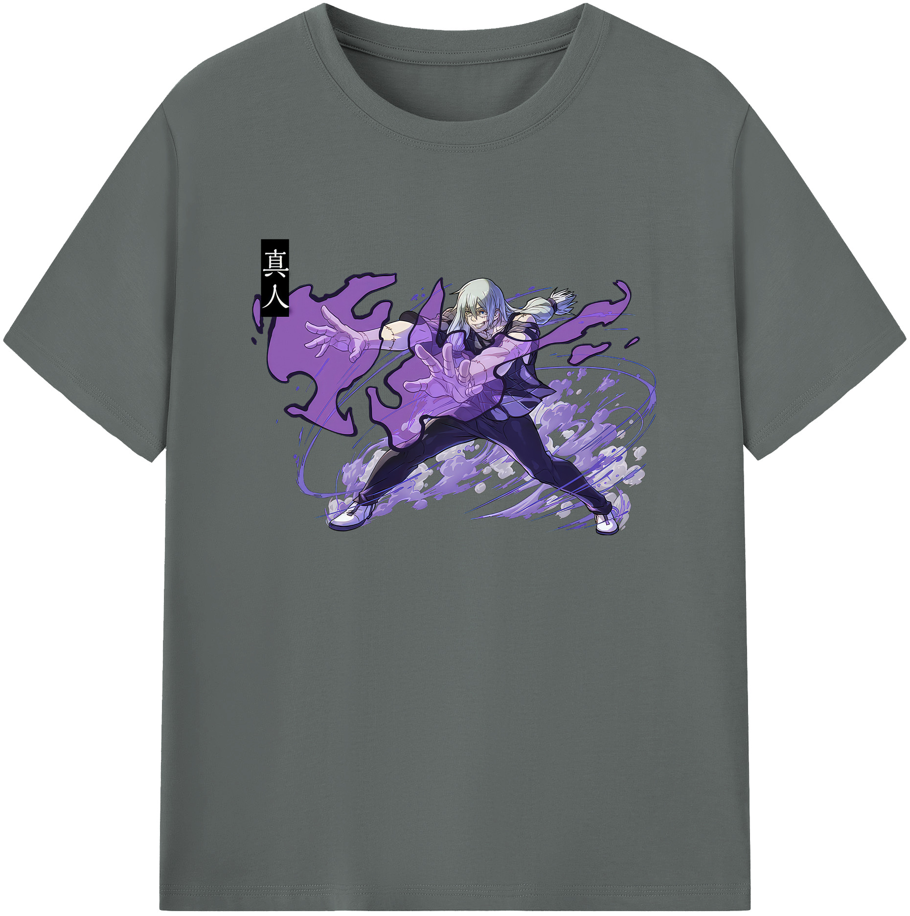 （画像用） 呪術廻戦 Jujutsu Kaisen 綿100％ メンズ半袖Tシャツ｜肌触りやわらか＆通気性